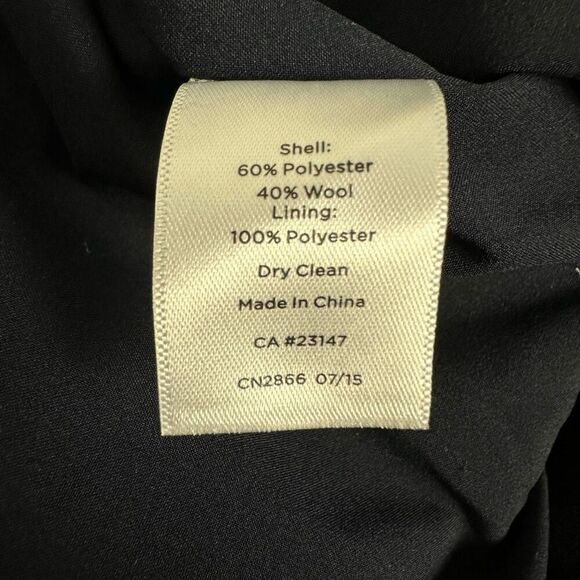 Talbots Navy & Red Wool Blend Polka Dot Skirt size 8P - Picture 8 of 8